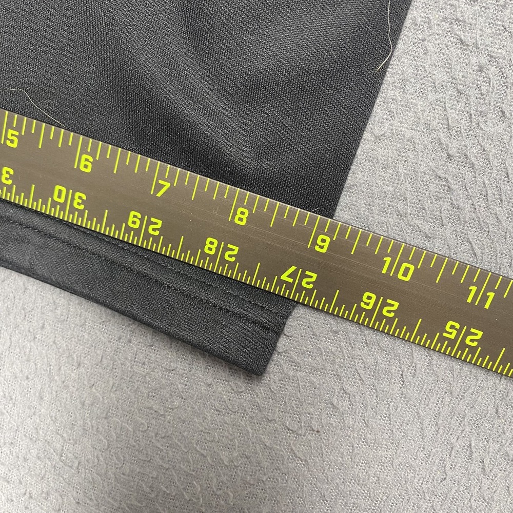 Adidas Pants Mens Large Black Athletic Track Straight Leg Zipper Pockets Logo - Picture 11 of 14